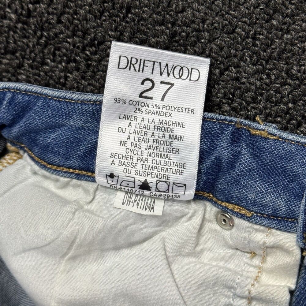 Driftwood Kelly Floral Embroidered Jeans Womens 27 X 33 Blue Bootcut Hippie Boho - Picture 8 of 11